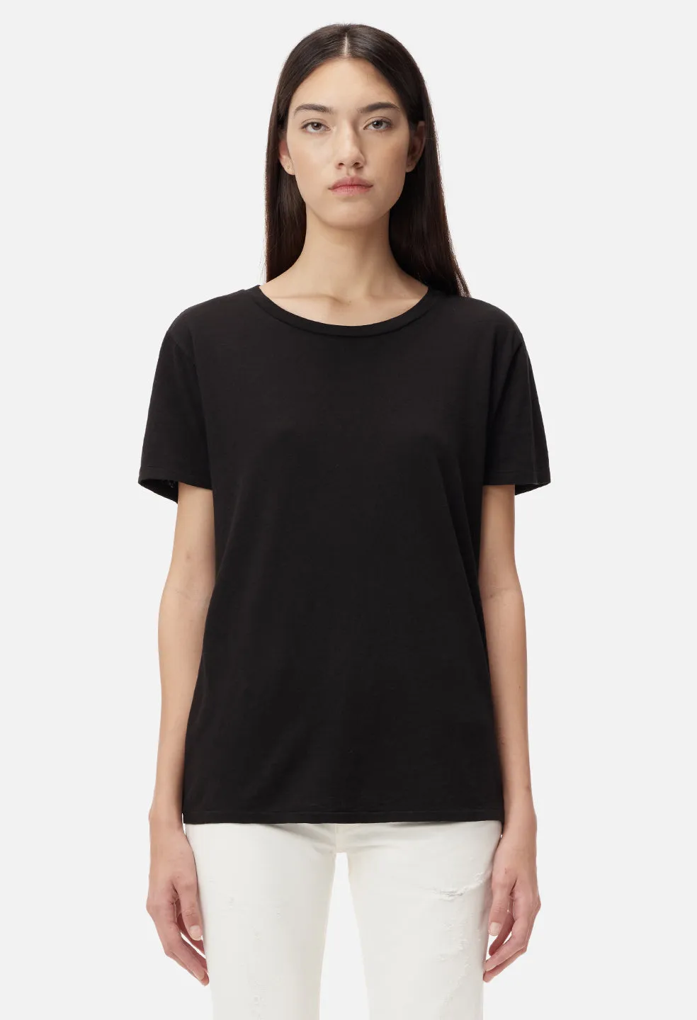 Jersey Relaxed Tee / Black