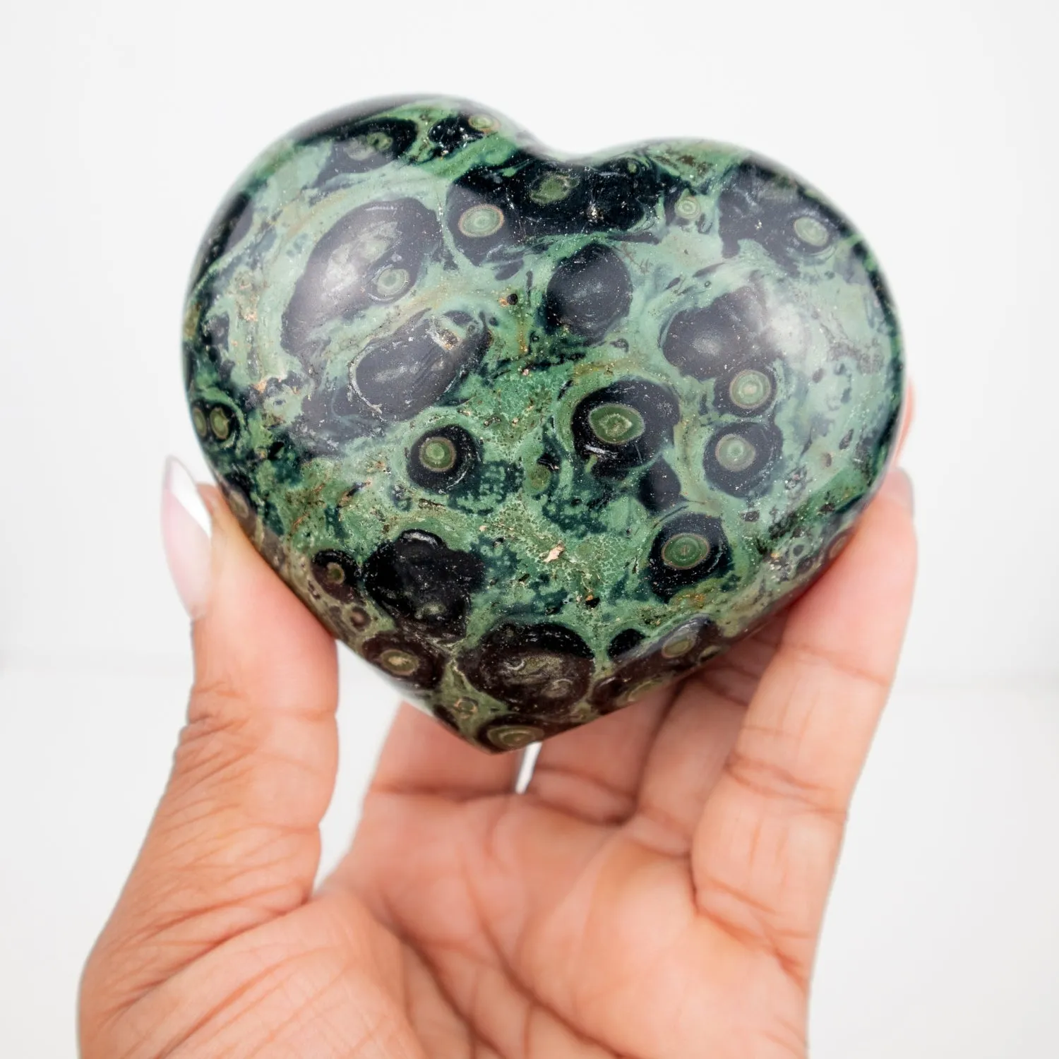 Kambaba Jasper Heart