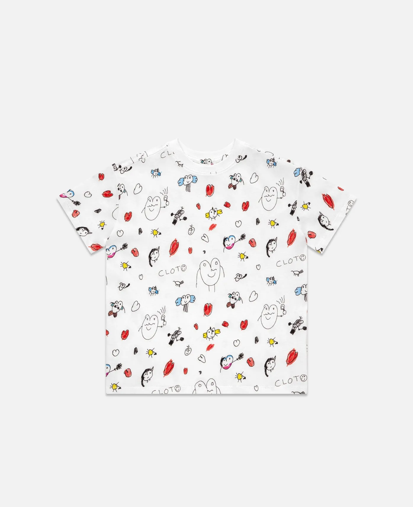 Kids Alaia's All Print T-Shirt (White)