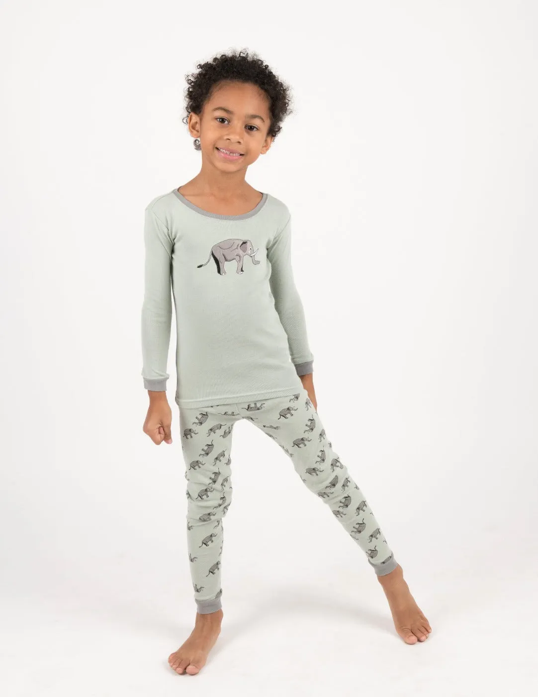 Kids Long Sleeve Cotton Pajamas