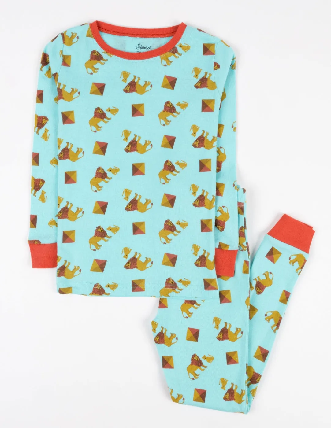 Kids Long Sleeve Cotton Pajamas