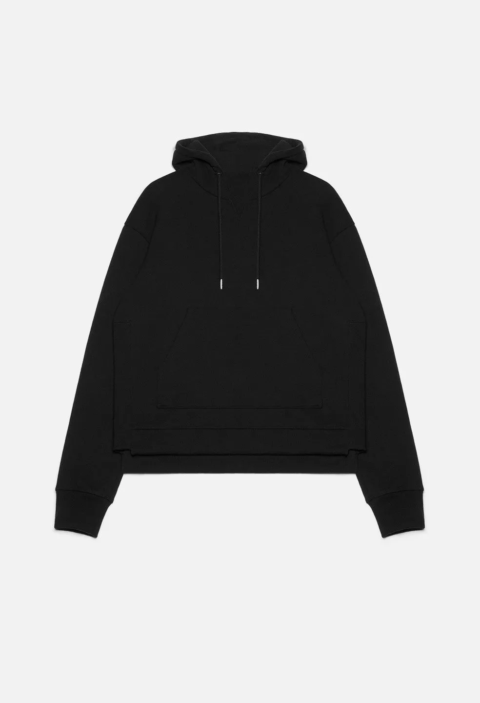 Loopwheel Kake Mock Pullover / Black