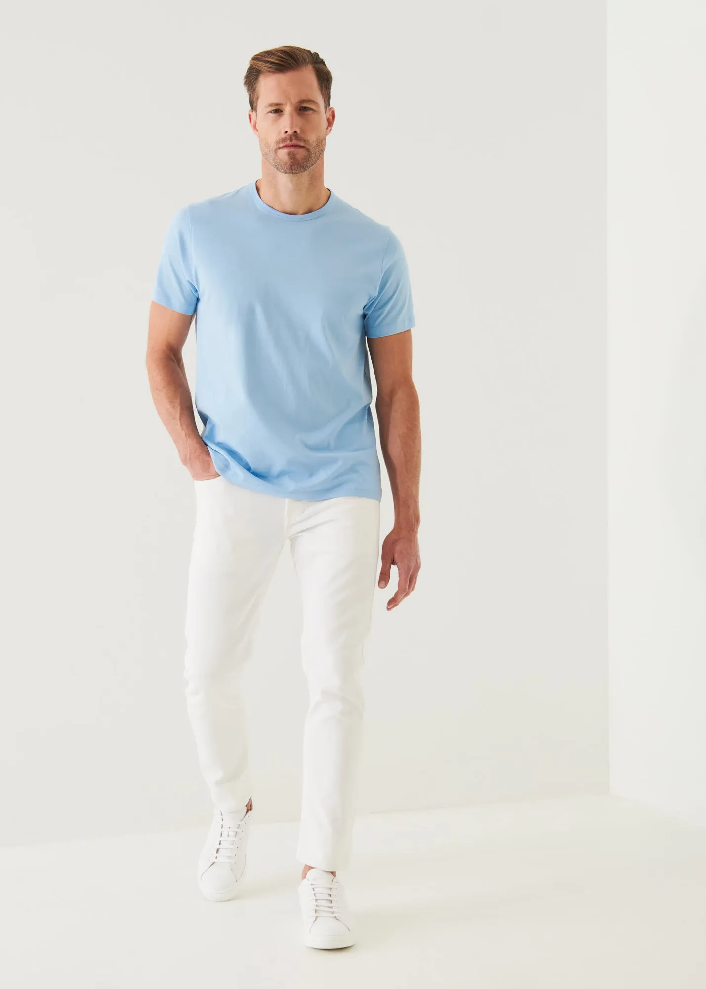 MERCERIZED PIMA COTTON T-SHIRT