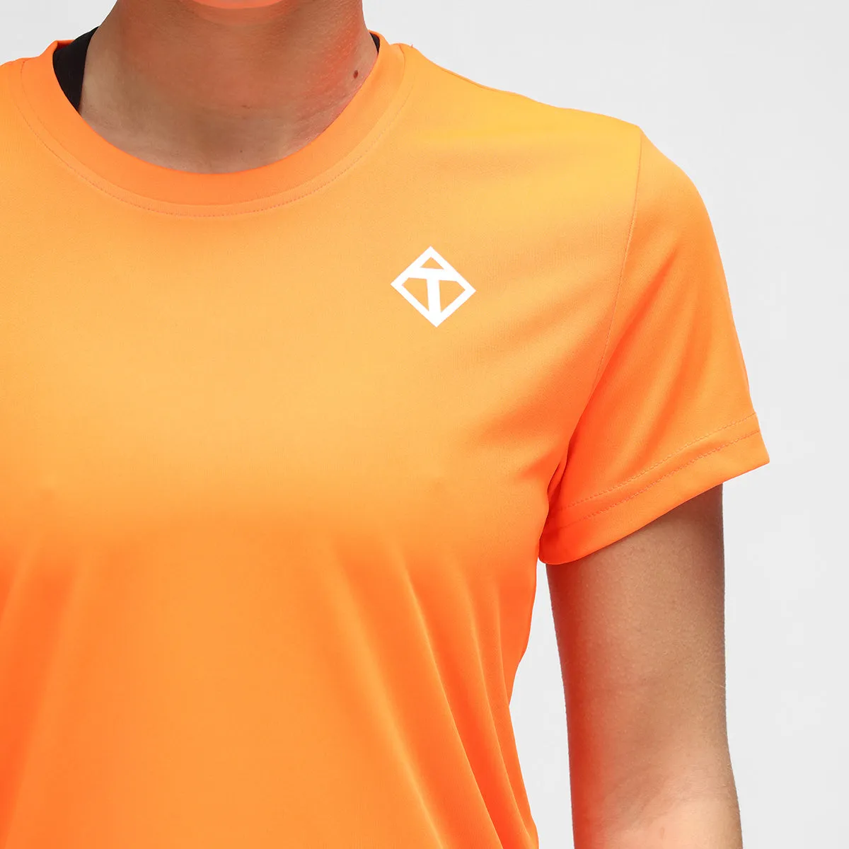 Orange Diamond Ladies Technical T-Shirt