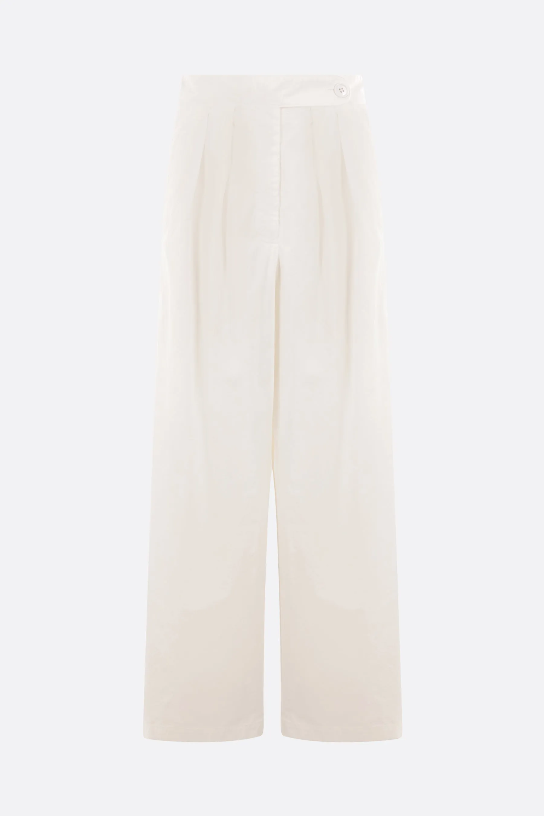 Pamplona cotton wide-leg pants