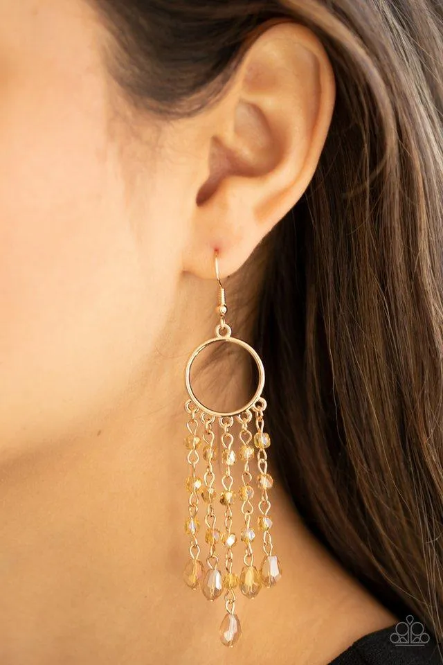 Paparazzi Dazzling Delicious - Gold Earrings