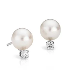 Pearl and Diamond Studs