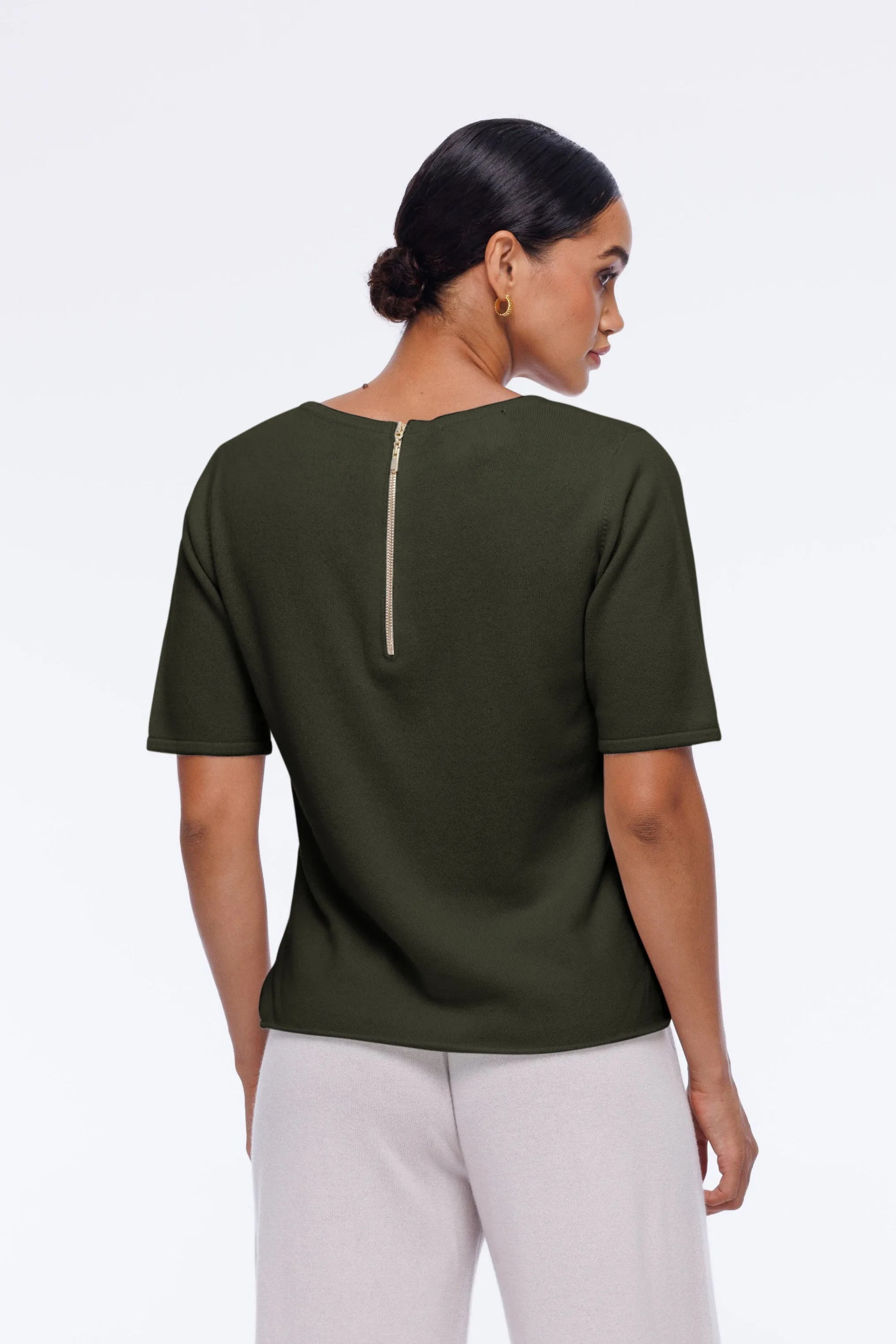 PRE-ORDER Serenity Tee - Khaki Green