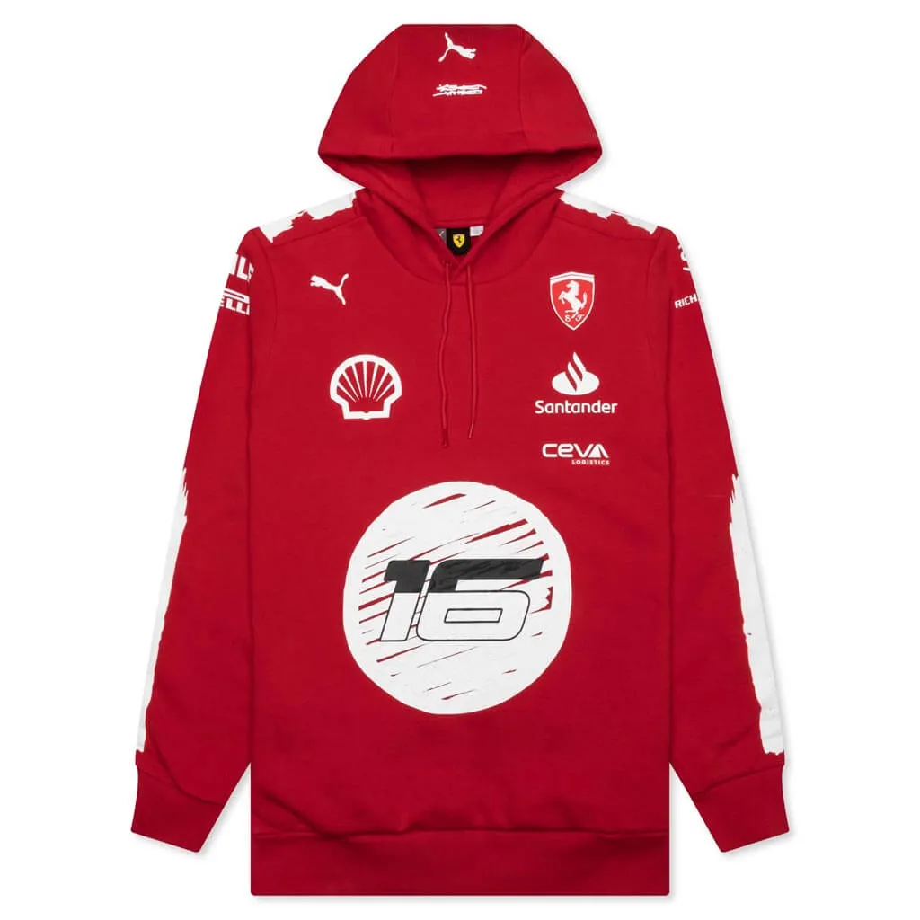 Puma x Joshua Vides for Scuderia Ferrari Replica Hoodie - Rosso Corsa/JV CLC