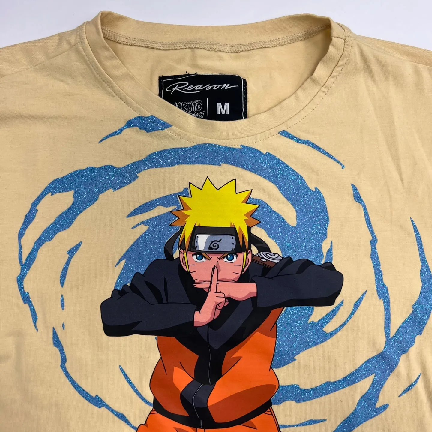 REASON CLOTHING Naruto Shippuden Graphic T-Shirt - Khaki