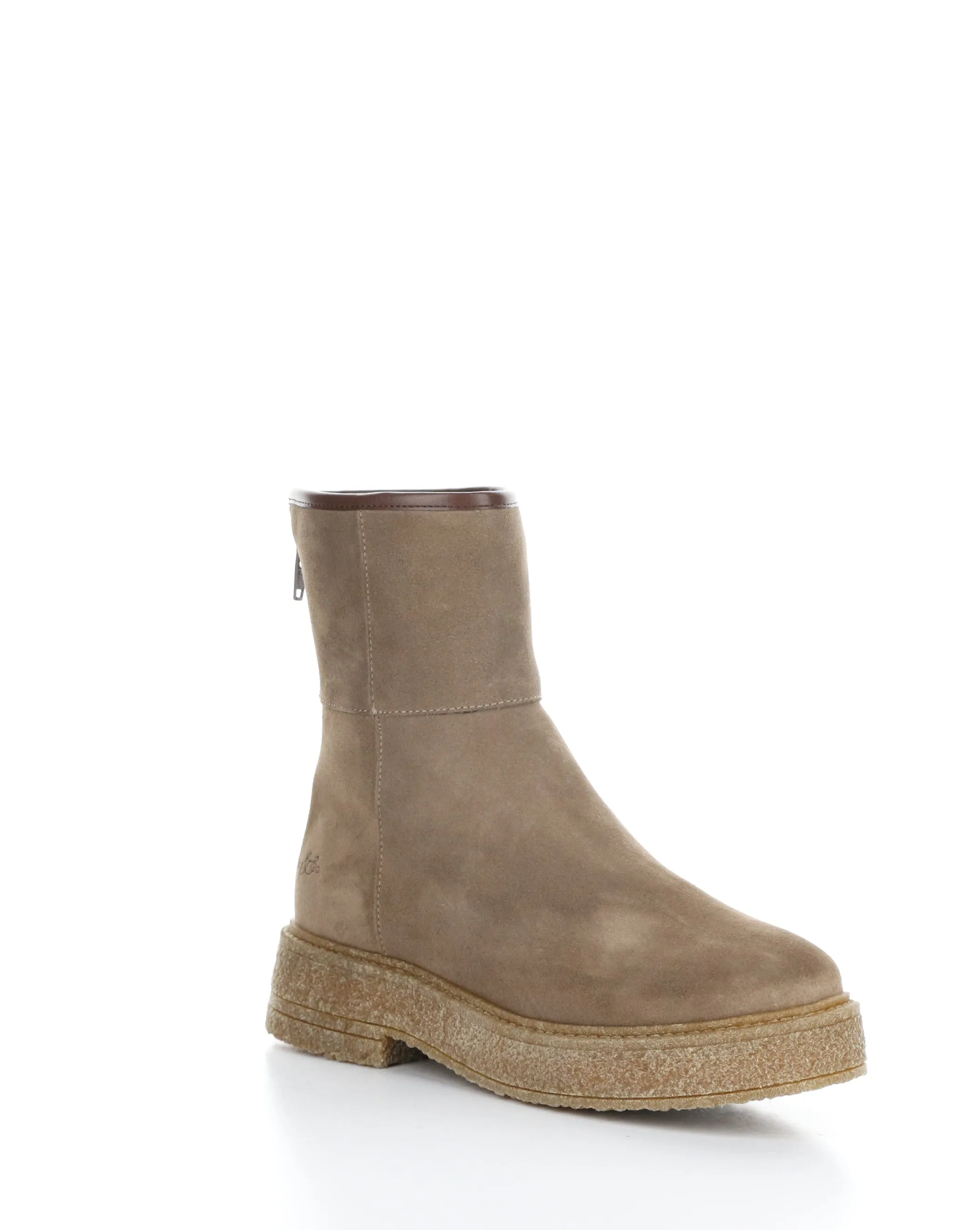 SAMMY TAUPE Round Toe Boots