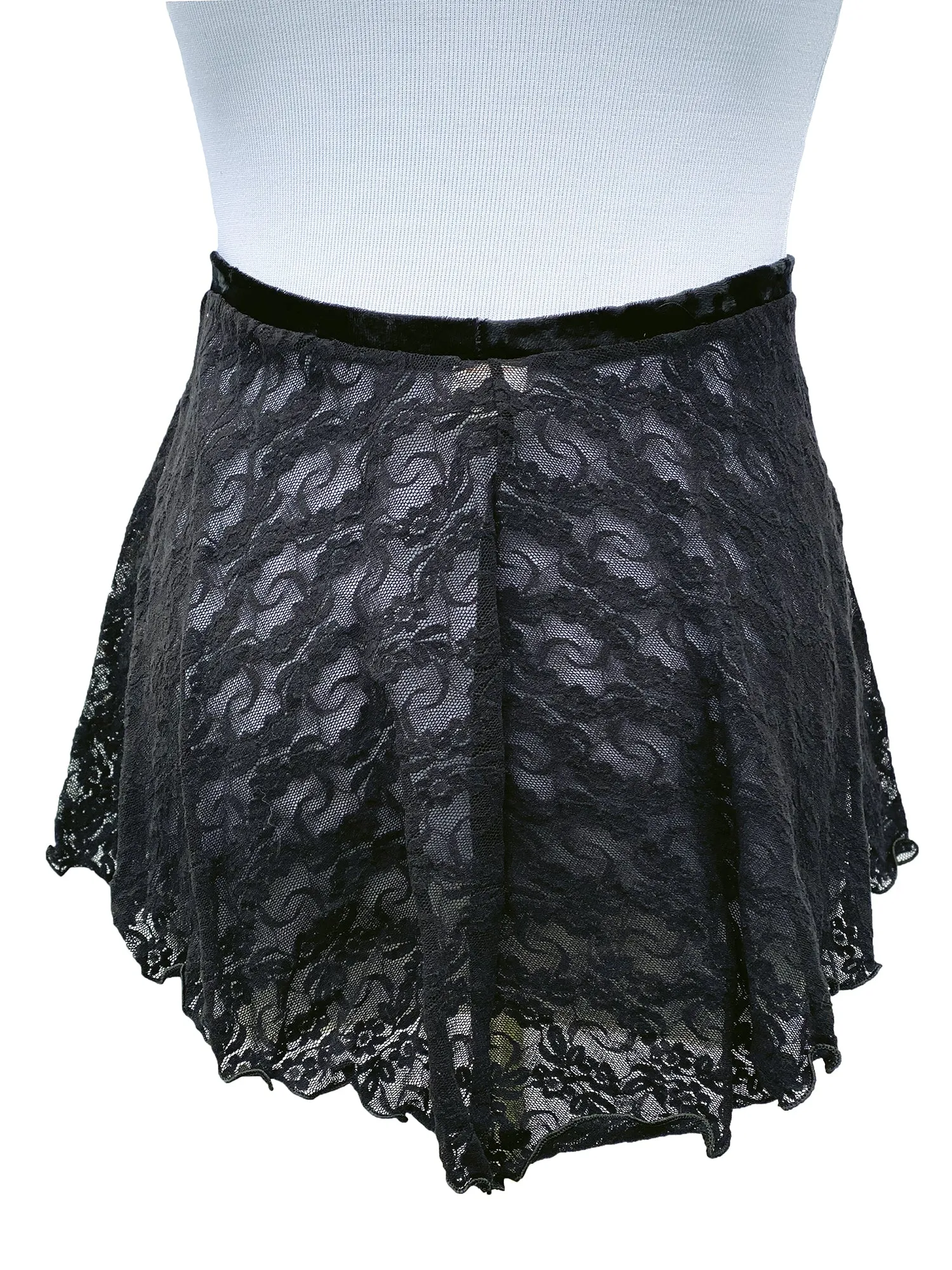 Short Lace Ballet Skirt