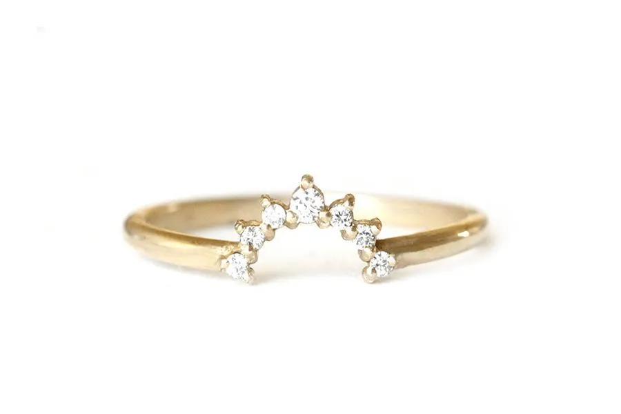 Stella Halo Diamond Ring