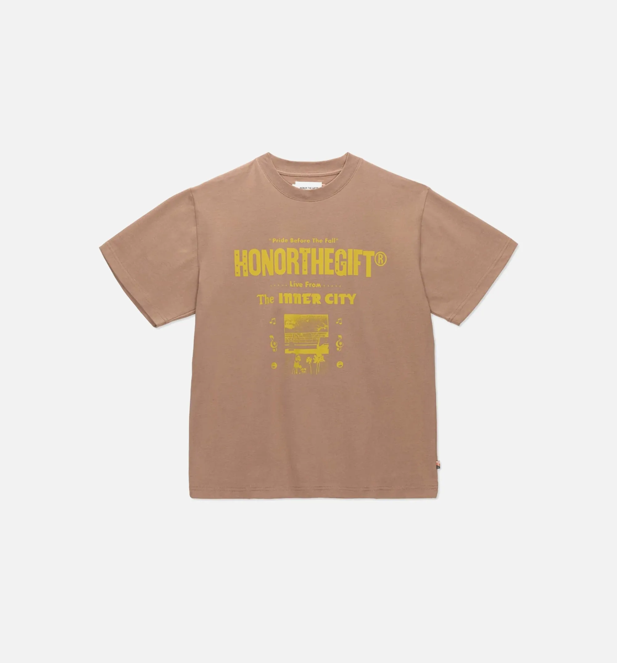 Stereo Tee Mens T-Shirt - Coyote Brown