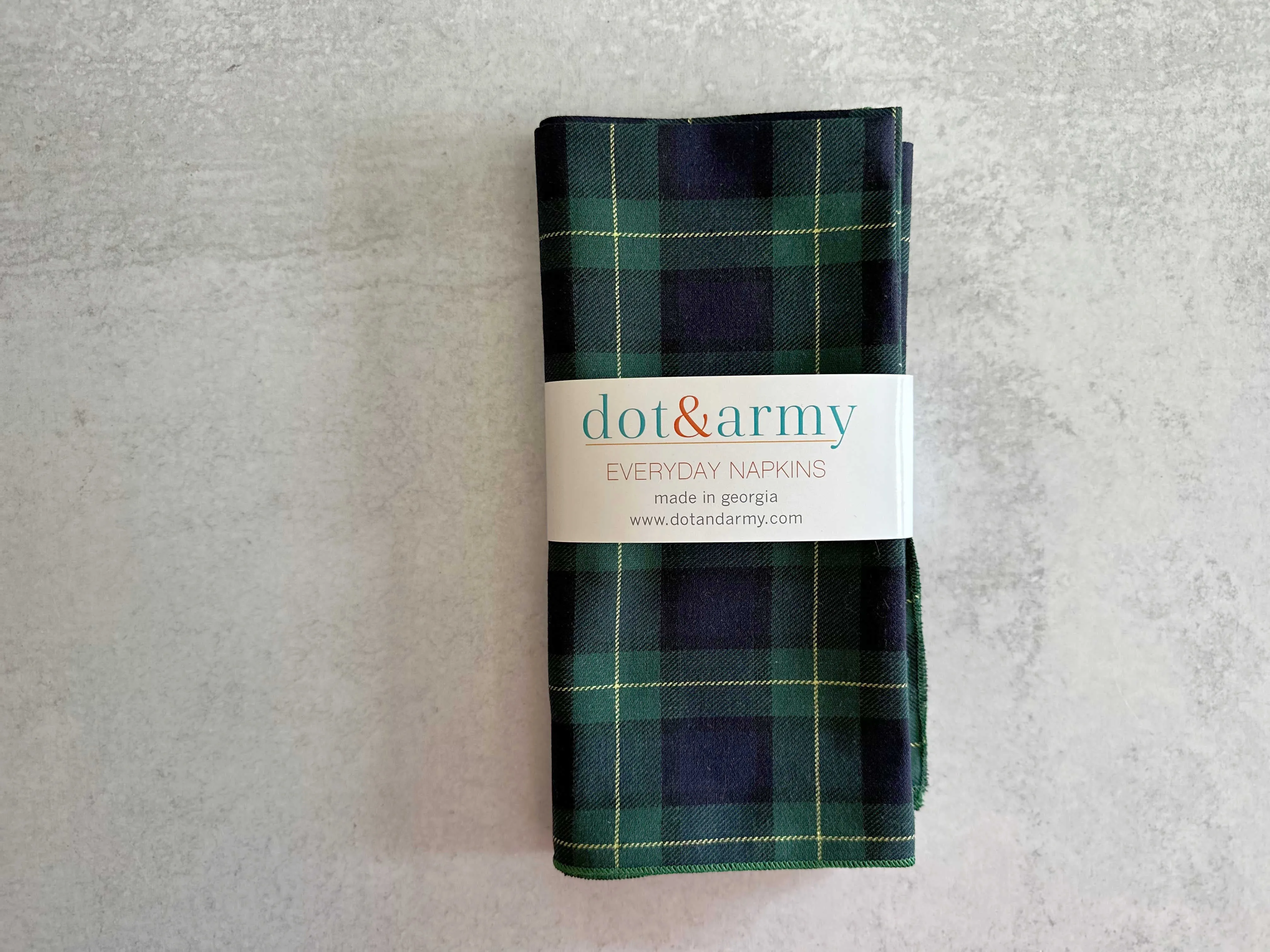 Tartan Cloth Napkins, set of four