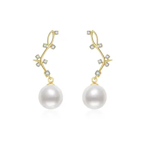 Top Grade Freshwater Pearl Earrings WE00725 | STARRY