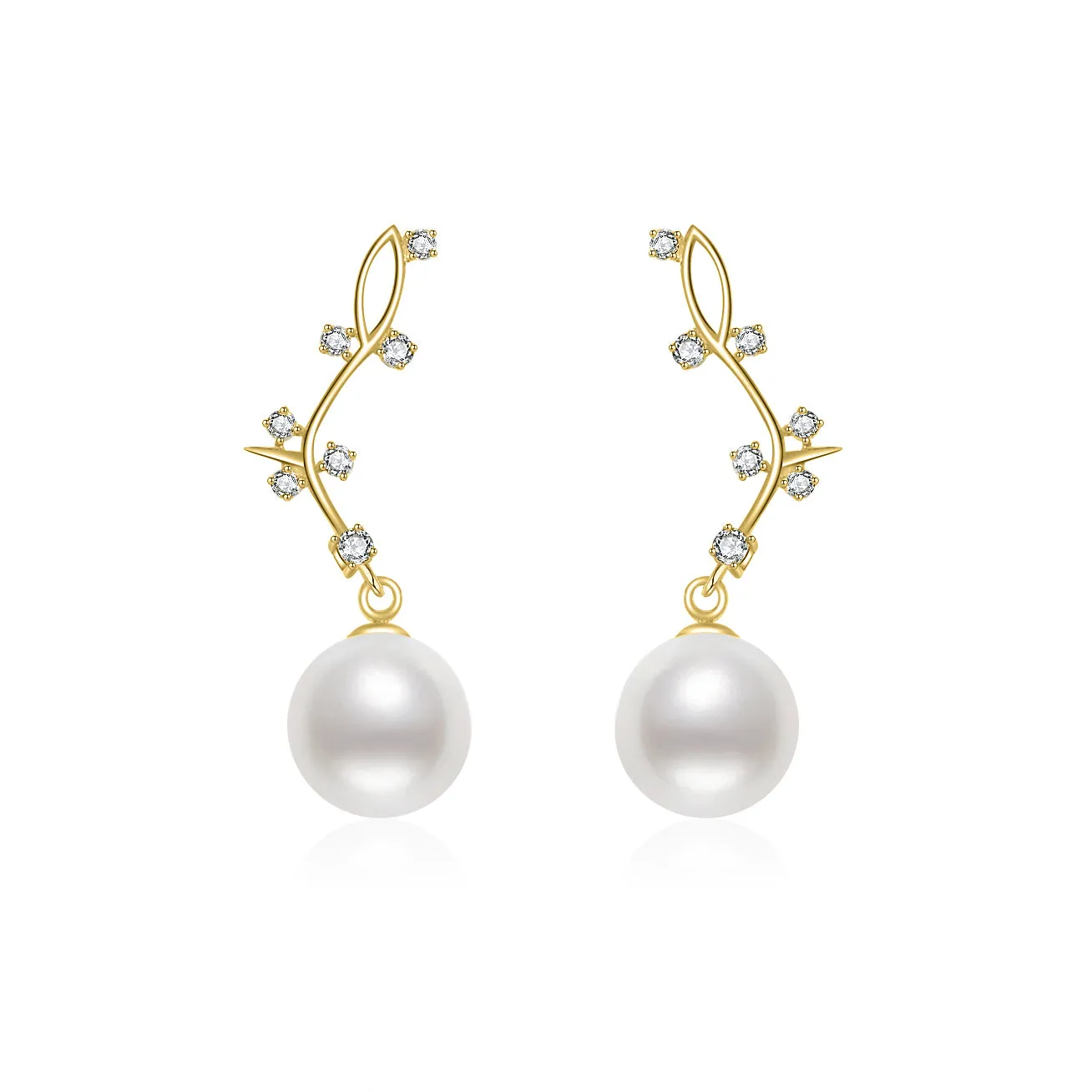 Top Grade Freshwater Pearl Earrings WE00725 | STARRY