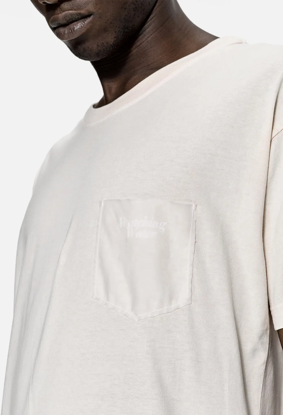 Translucent Pocket Tee / Mineral Pink