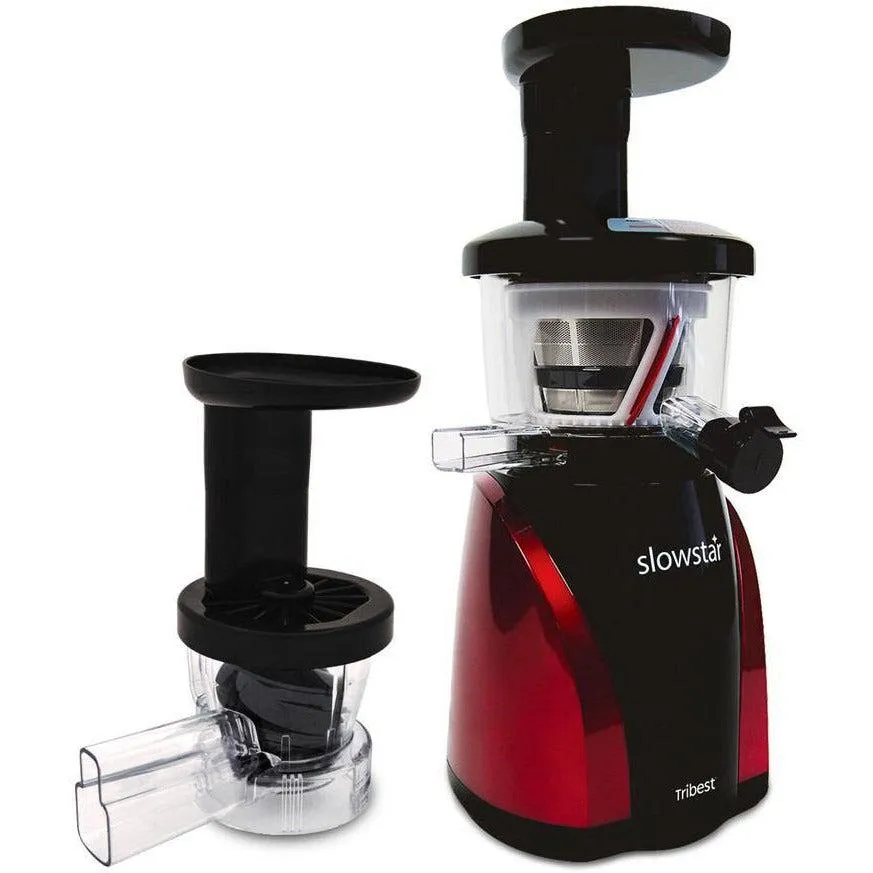 Tribest Slowstar SW-2000-B Vertical Slow Juicer & Mincer W/ Spout Cap