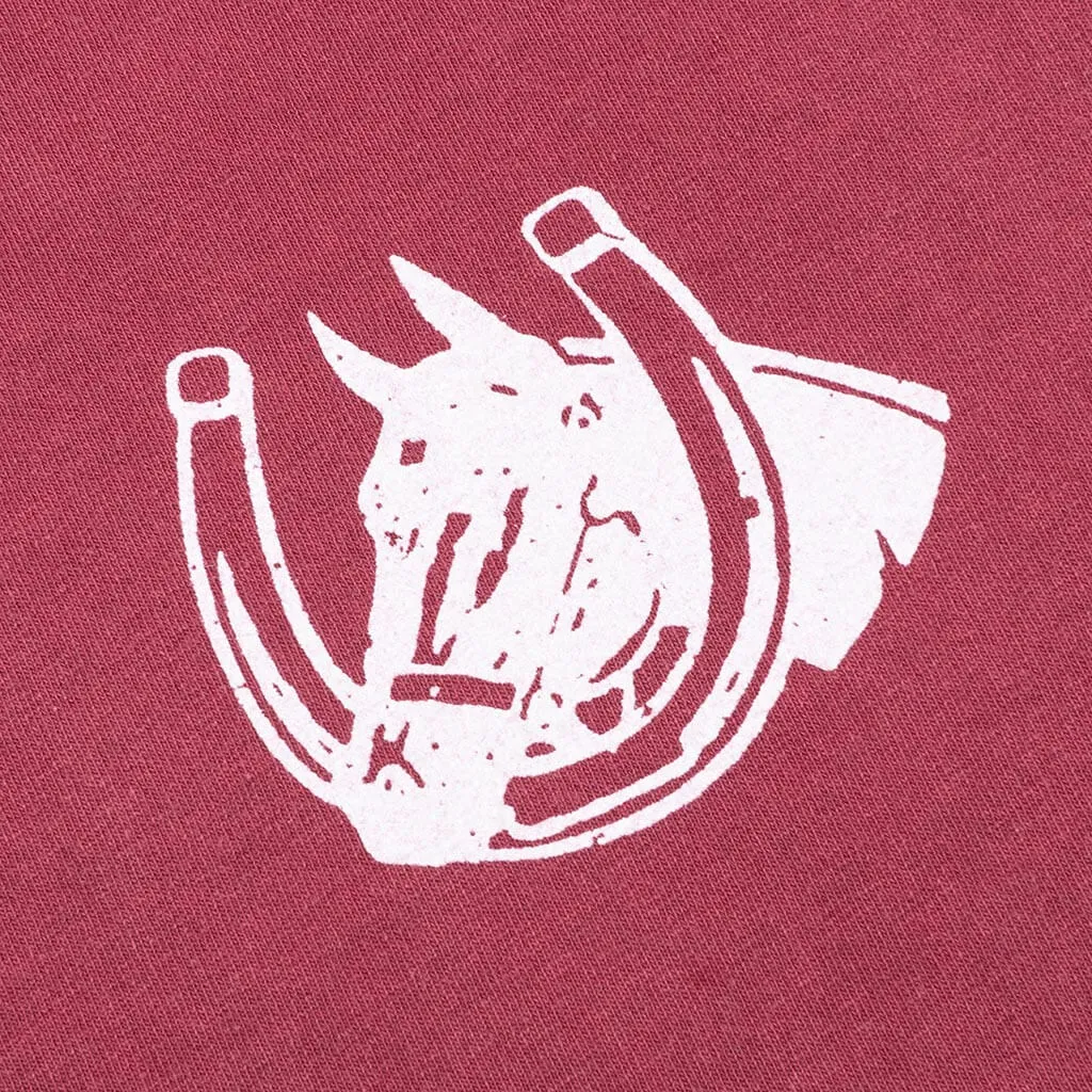 Valley Riders Tee - Burgundy