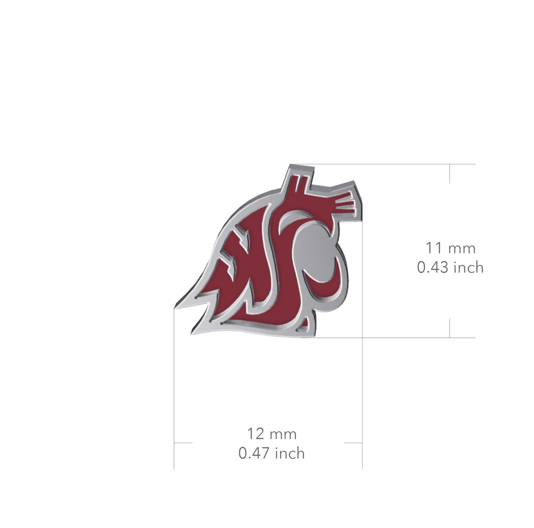 Washington State Cougars Post Earrings