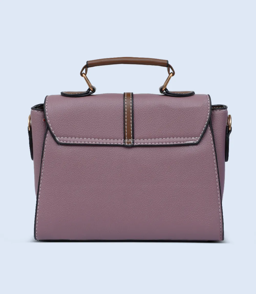 WB2755-PURPLE-Women Boxy Bag