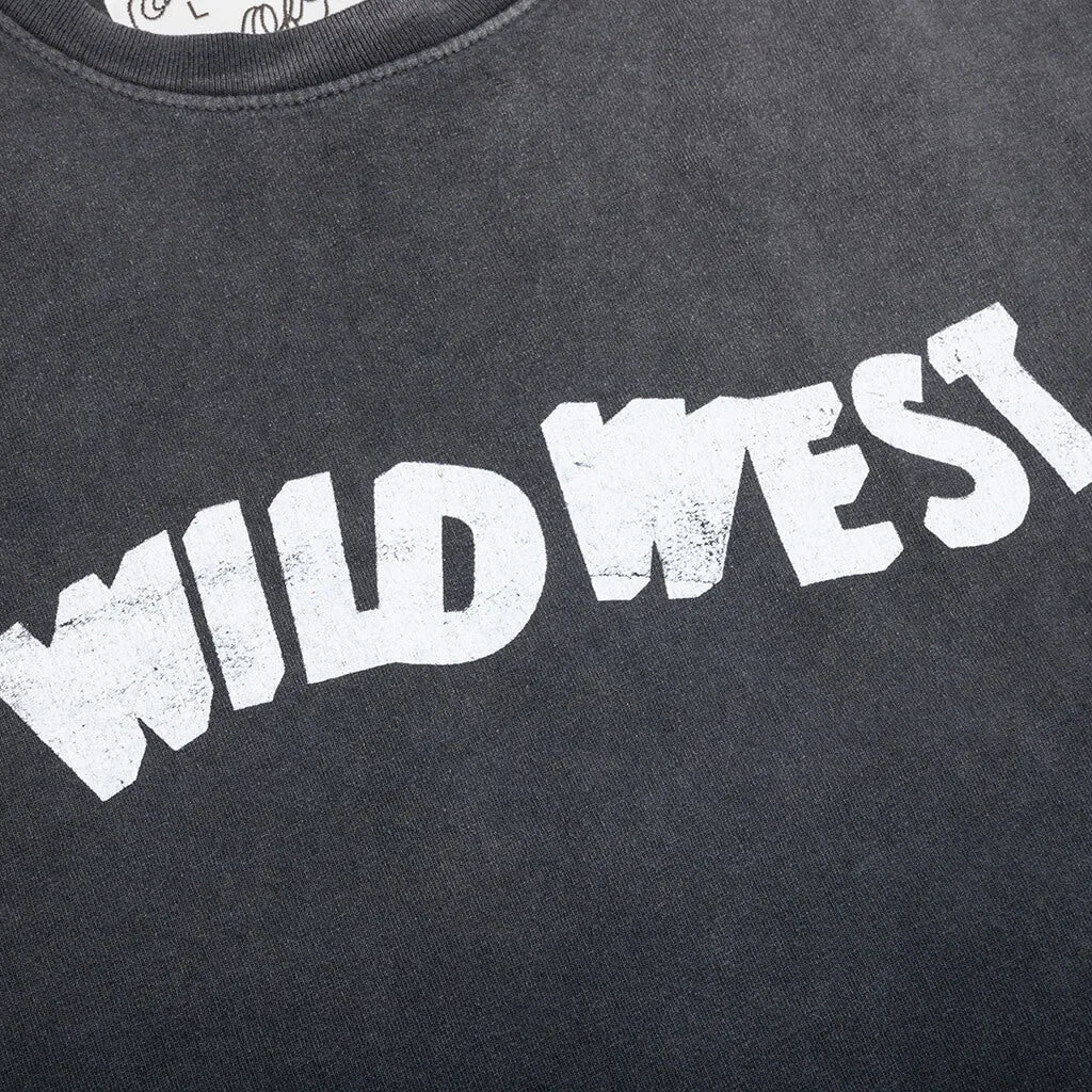 Wild West Tee - Sun Faded Washed Black