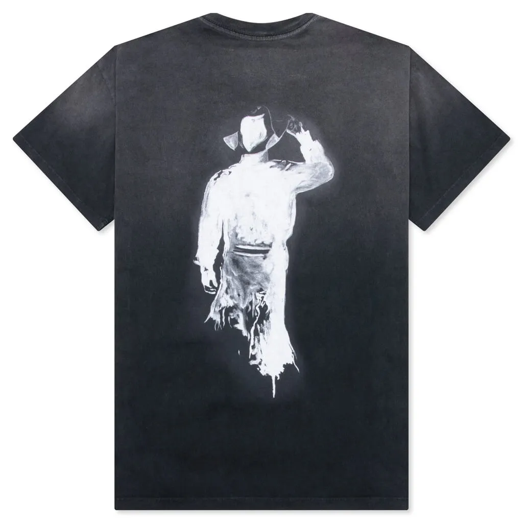 Wild West Tee - Sun Faded Washed Black