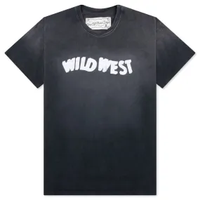 Wild West Tee - Sun Faded Washed Black