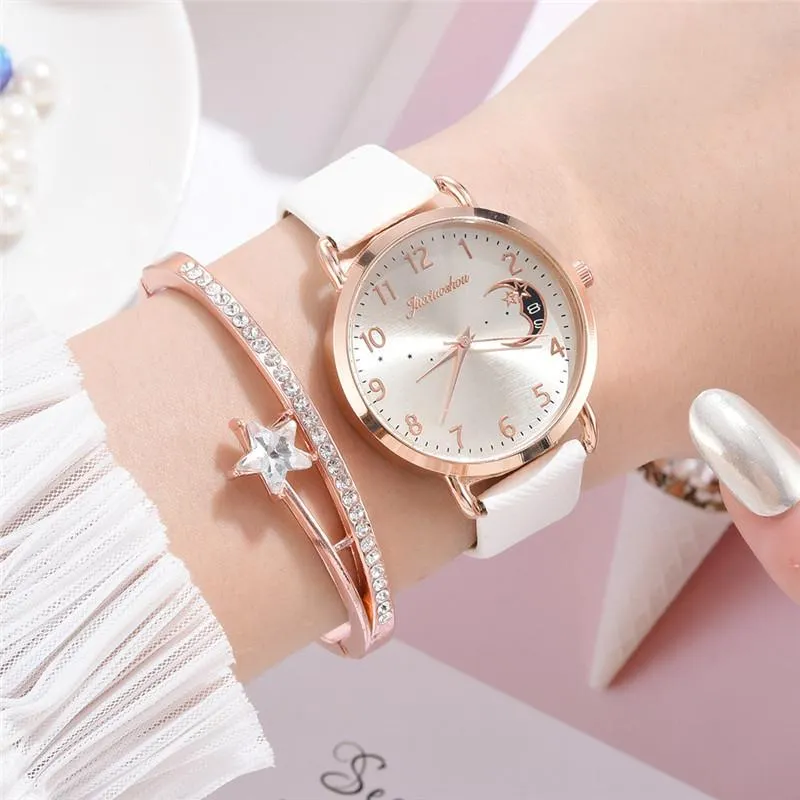 Women Fashion White Watch